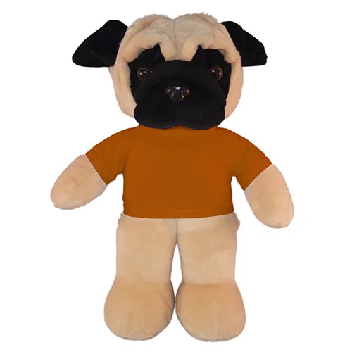 Soft Plush Pug with Tee