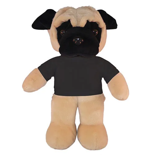 Soft Plush Pug with Tee