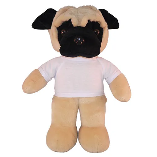 Soft Plush Pug with Tee