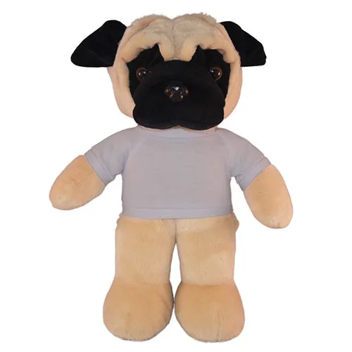 Soft Plush Pug with Tee