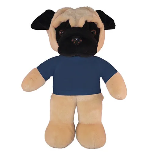 Soft Plush Pug with Tee