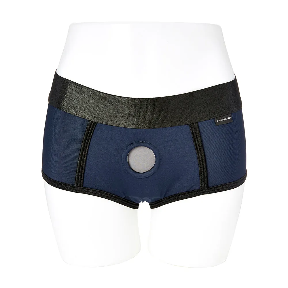 Sportsheets Em.Ex. Fit Harness Navy XL