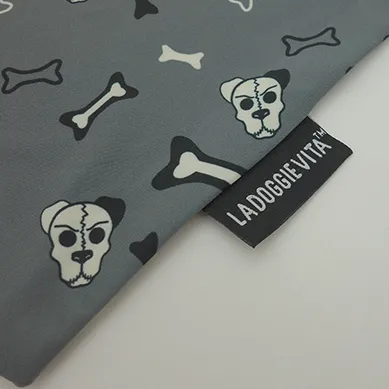 Sugar Doggy Charcoal Bandana