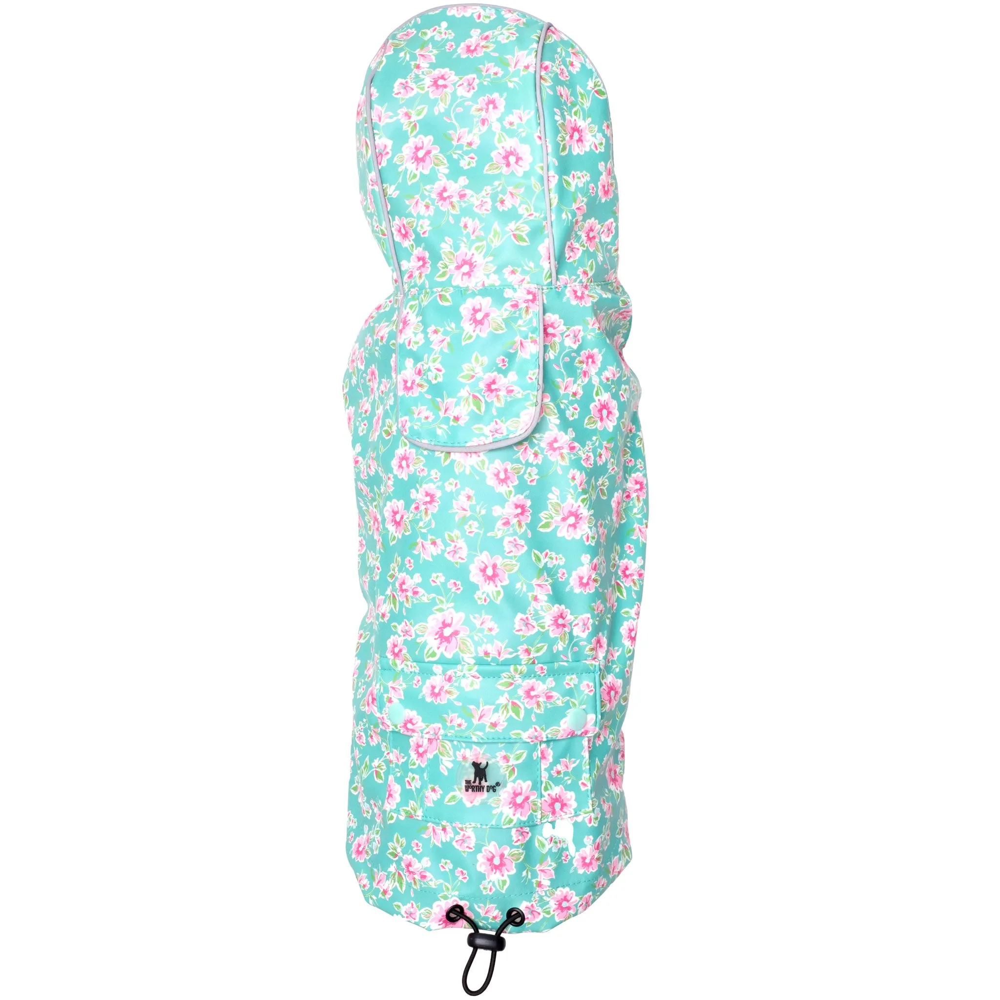 The Worthy Dog Floral Raincoat