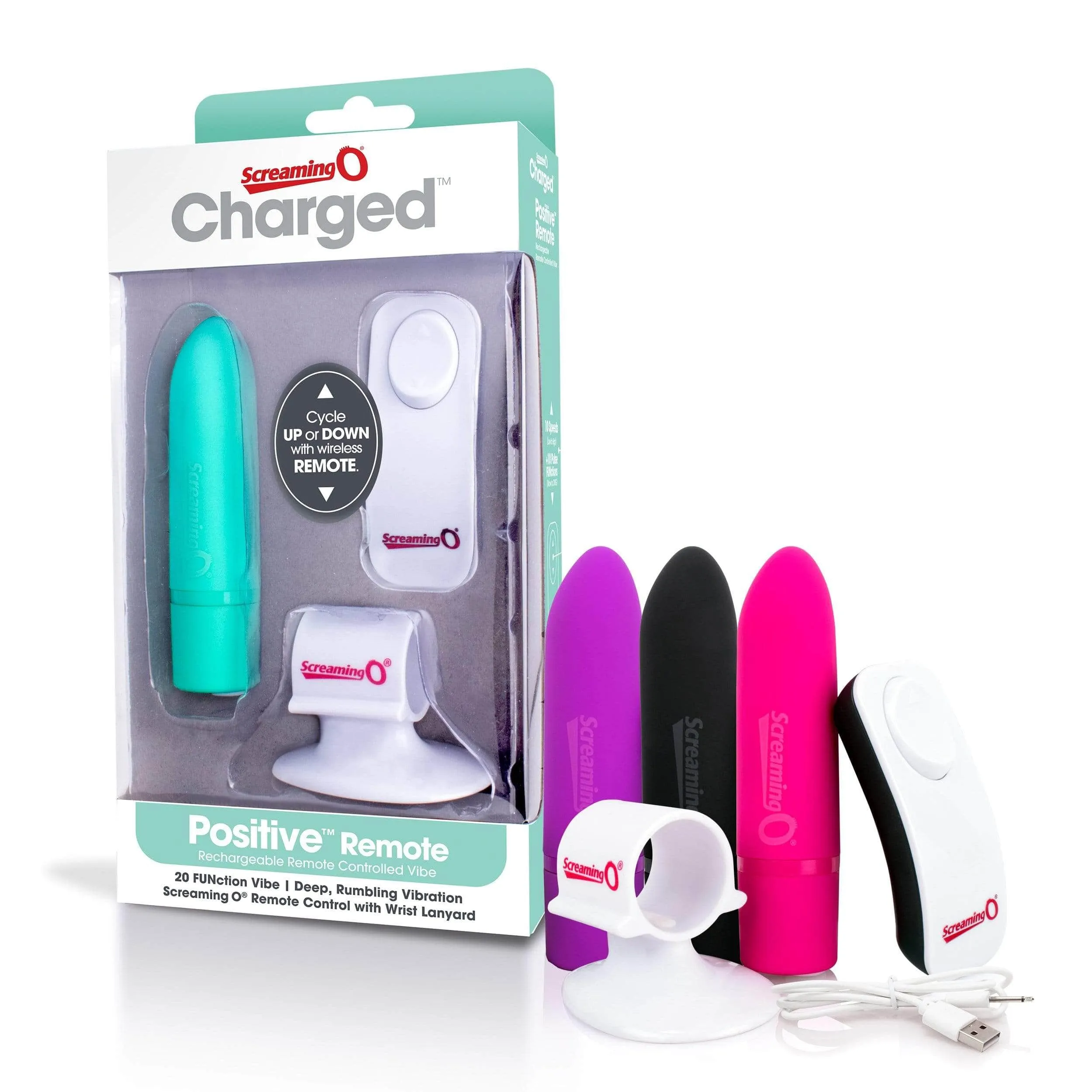 TheScreamingO - Charged Positive Remote Control Vibrator