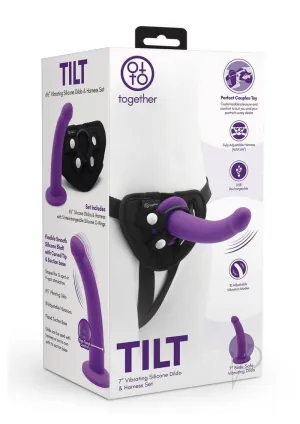 Tt Tilt Silicone 6.5 Dildo Harness Set