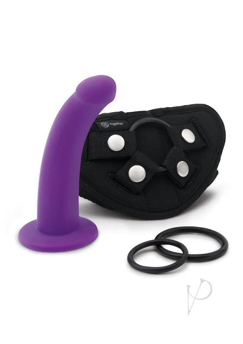 Tt Tilt Silicone 6.5 Dildo Harness Set