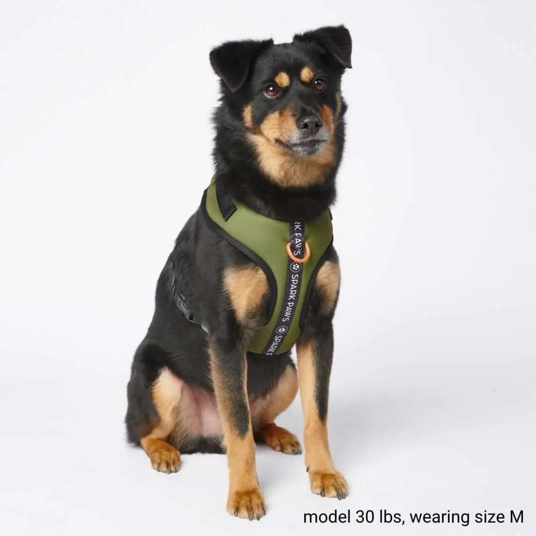 Ultra Soft Activewear Dog Harness - Green