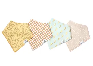 Vance Baby Bandana Bib- 4 Pack